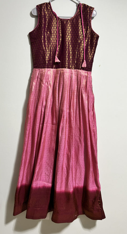 Soft silk gown (Pink)