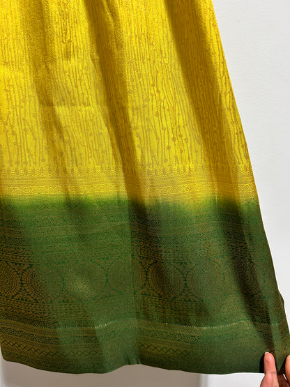 Soft silk gown (Green)