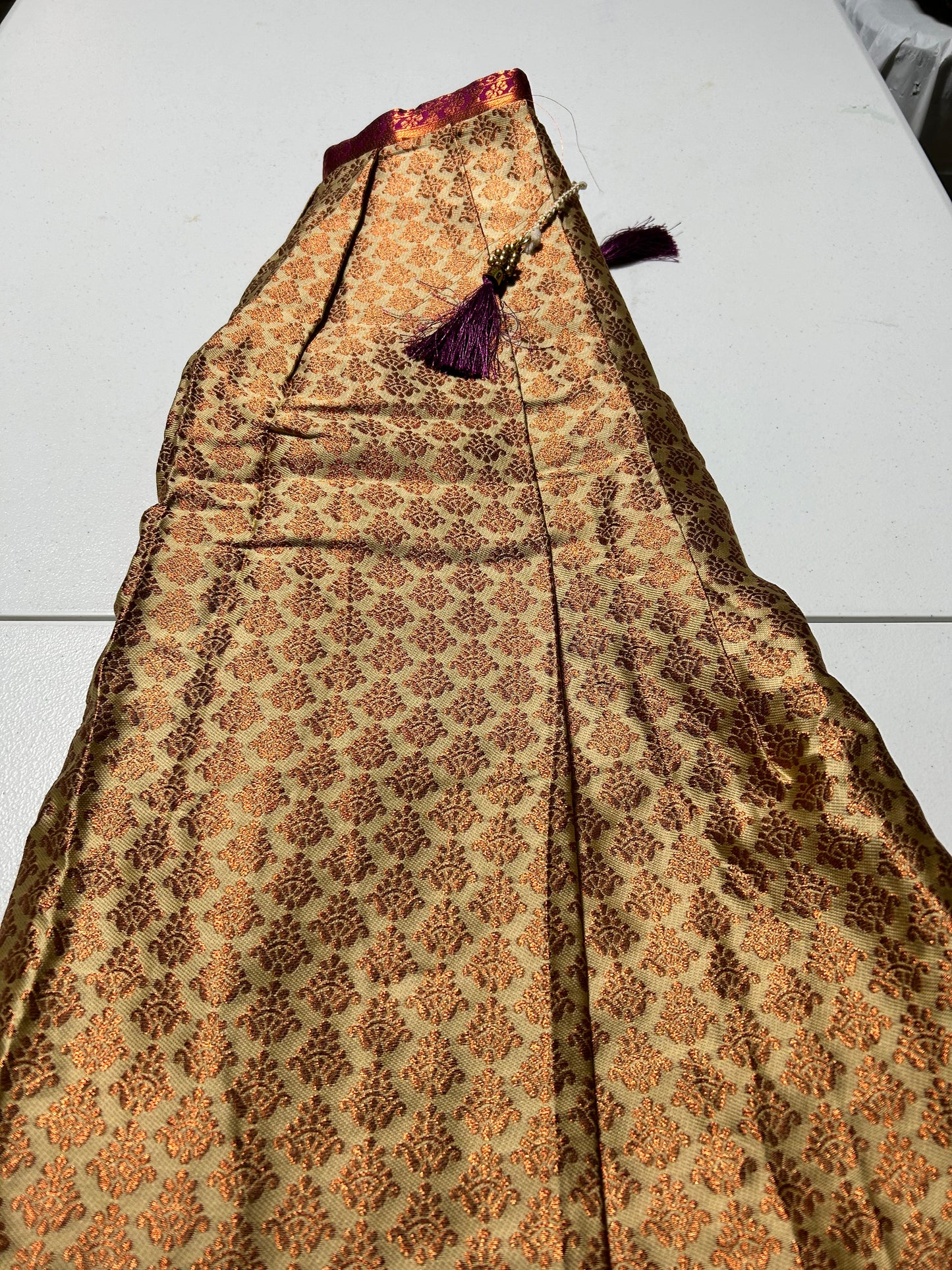 Pattu (Silk) Lehenga (Skirt) set