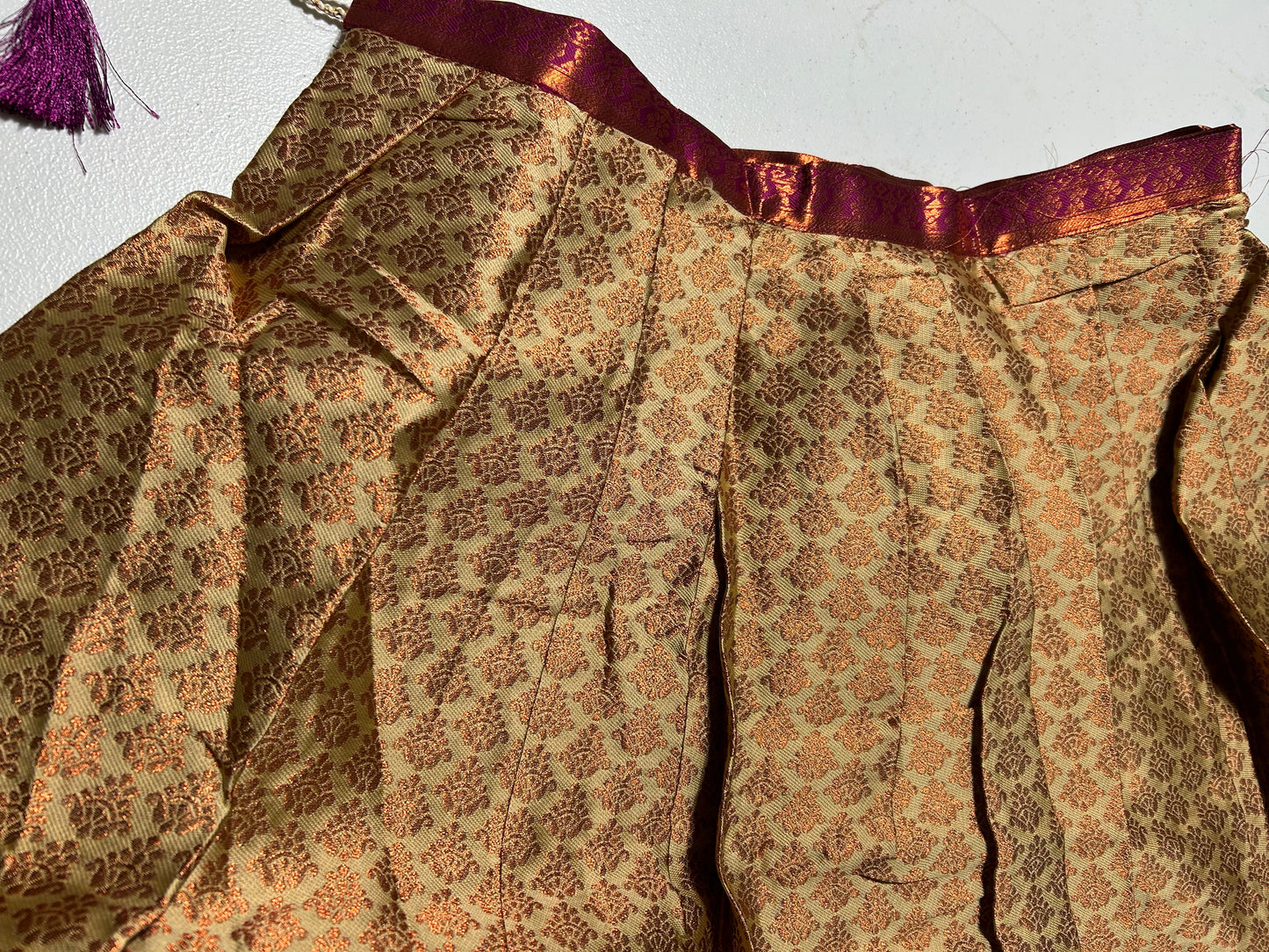 Pattu (Silk) Lehenga (Skirt) set