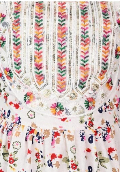 Pretty embroidered girls kurtaset or dress