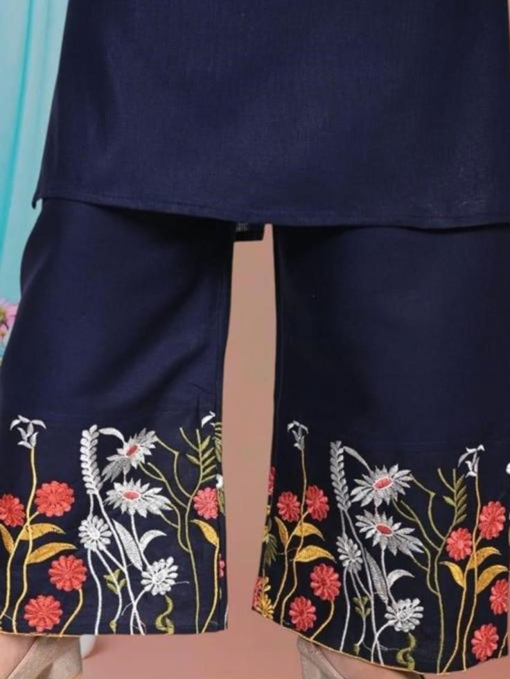 Pretty embroidered girls kurtaset or dress