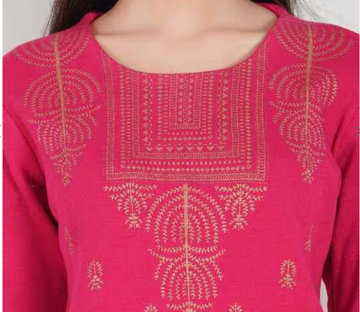 Boat-Neck Straight Kurta