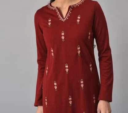 W style winter kurta