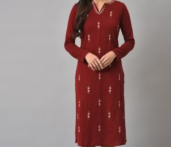 W style winter kurta